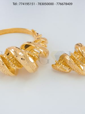 Ensemble bracelet Raika 18 carats Sen Gold