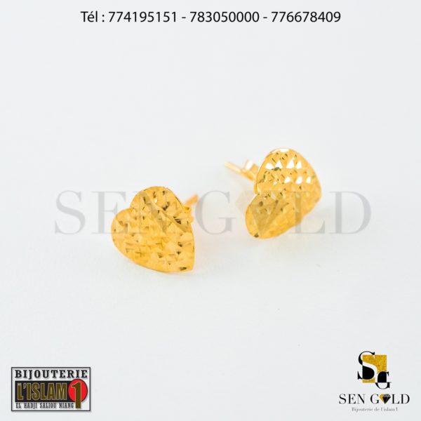 Vice boucles d'oreilles Or 18 carats Sen Gold