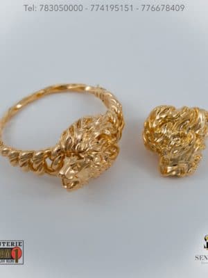 Bracelet bague Or 18 carats 18,6g Sen Gold