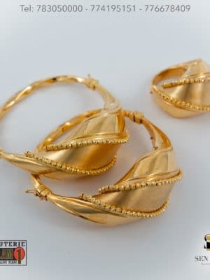 Bracelet bague Or 18 carats 32,8g Sen Gold