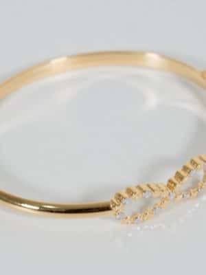 Bracelet infini Or 18 Sen Gold
