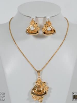 Collier boucles d'oreilles Raika Or 18 carats 11,9g Sen Gold