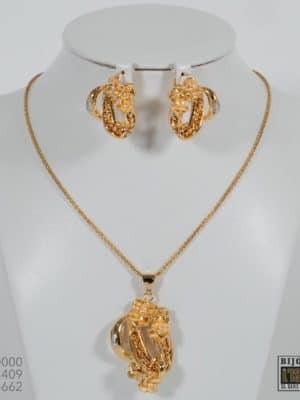 Collier boucles d'oreilles Raika Or 18 carats 13,5g Sen Gold