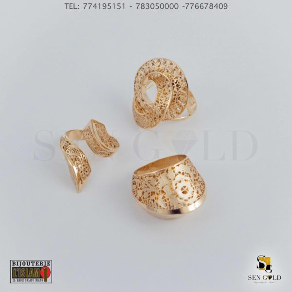 Bague Collection NEO-NERO 18 carats 14,4g Sen Gold