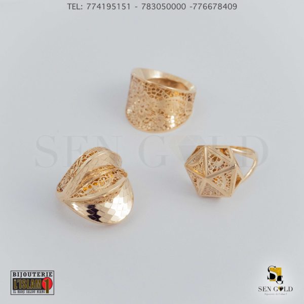 Bague Collection NEO-NERO 18 carats 14,6g Sen Gold