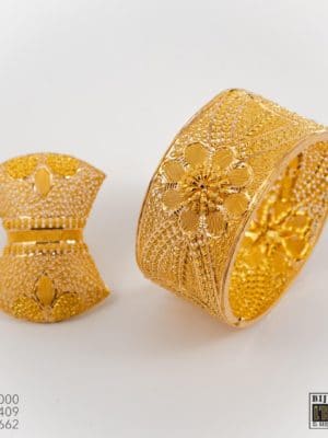 Bracelet bague Or 21 carats 76,9 Sen Gold