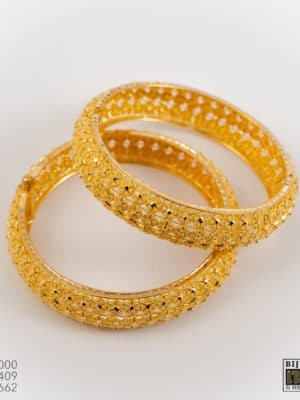 Deux bracelets India Or 21 carats 53,8g Sen Gold