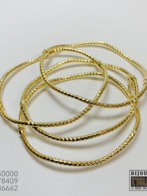Quatre bracelets Or 18 carats Sen Gold