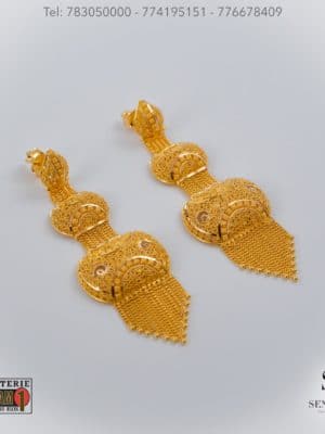 Boucle d’oreille India 21 carats Sen Gold