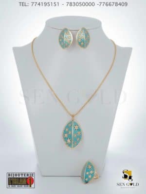 bijouterie de l'islam Sen - gold Collier boucles d'oreilles bague collection NEO NERO Or 18 carats