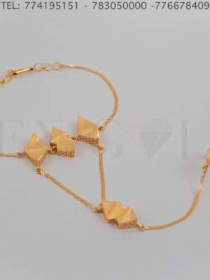 bijouterie de l'islam Sen - gold Ensemble stylé bracelet bague Or 21 carats