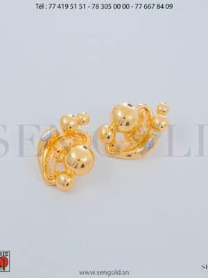 bijouterie de l'islam Sen - gold Boucles d_oreille en Or Raika 18 carats