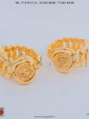 bijouterie de l'islam Sen - gold Boucles d_oreilles en Or Raika 18 carats