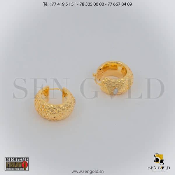 Bijouterie de l'islam sen - gold Boucles d'oreille en Or Raika 18 carats 11 grammes