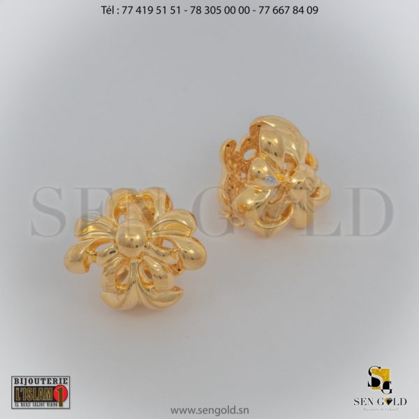 Bijouterie de l'islam sen - gold Boucles d'oreille en Or Raika 18 carats 17.8 grammes