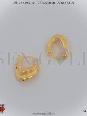 Bijouterie de l'islam sen - gold Boucles d'oreille en Or Raika 18 carats 3.5 grammes