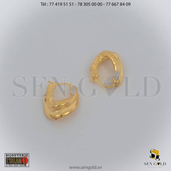 Bijouterie de l'islam sen - gold Boucles d'oreille en Or Raika 18 carats 3.5 grammes