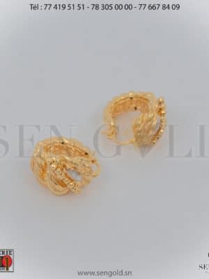 Bijouterie de l'islam sen - gold Boucles d'oreille en Or Raika 18 carats 5.5 grammes