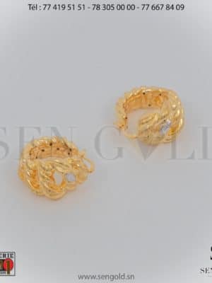 Bijouteride de l'islam sen - gold Boucles d'oreille en Or Raika 18 carats 6.6 grammes