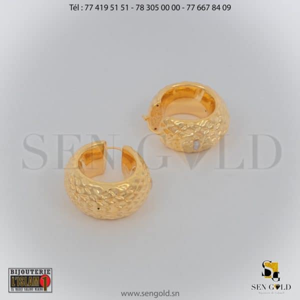 Bijouterie de l'islam sen - gold Boucles d'oreille en Or Raika 18 carats 7.1 grammes