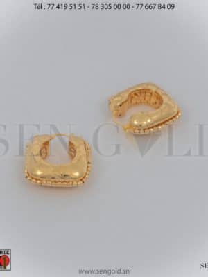 Bijouterie de l'islam sen- gold Boucles d'oreille en Or Raika 18 carats 8.6 grammes