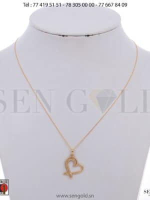 bijouterie de l'islam Sen - gold Collier simple Or 18 carats 2.2 grammes