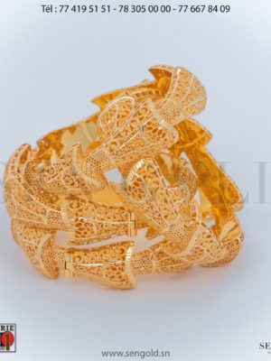 Bracelets Bahreïn en Or 21 carats 102.4 grammes Bijouterie de l'islam sen - gold