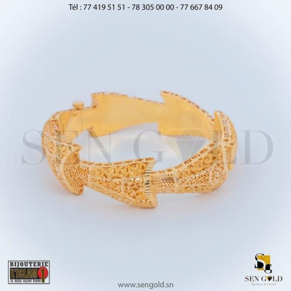 Bracelets Bahreïn en Or 21 carats 26 grammes Bijouterie de l'islam sen - gold