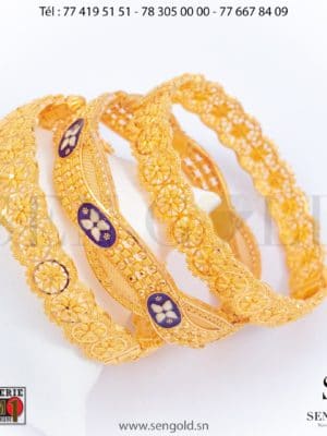 Bracelets en Or 21 carats India 64.2 grammes Bijouterie de l'islam sen - gold
