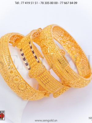 Bracelets en Or 21 carats India 93.8 grammes Bijouterie de l'islam sen - gold