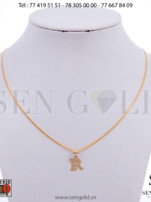 Collier pendantif en Or 1.5 18 carats 2.4 grammes (2) Bijouterie de l'Islam sen - gold