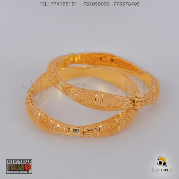 Bijouterie de l'islam sengold Bracelets en Or 21 carats 28.6 grammes