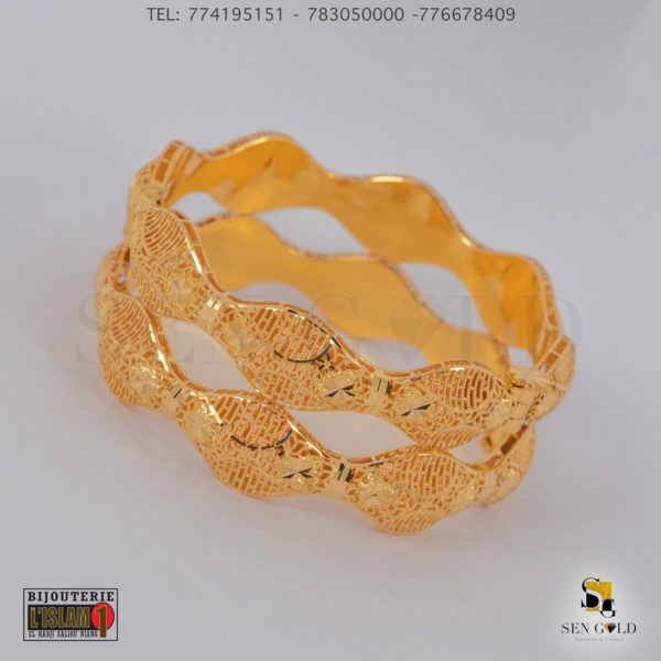 Bijouterie de l'islam sengold Bracelets en Or 21 carats 35.7 grammes
