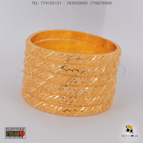 Bijouterie de l'islam sengold Bracelets en Or 21 carats 66.9 grammes