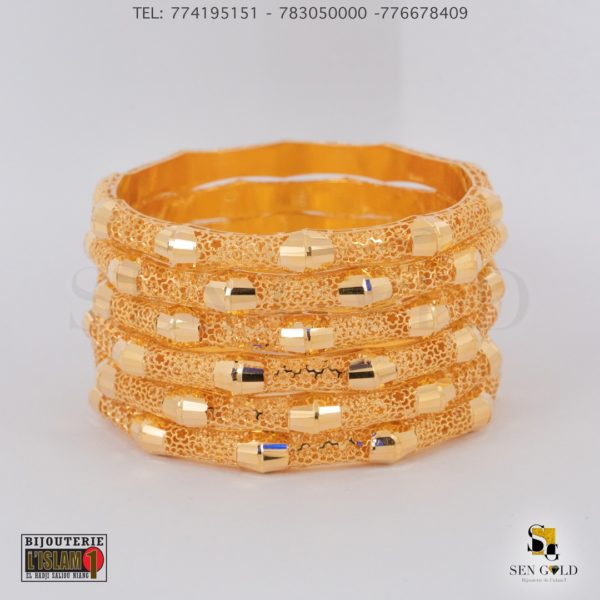 Bijouterie de l'islam sengold Bracelets en Or 21 carats 73.5 grammes