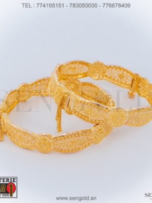 Bijouterie de l'islam sengold Bracelets India 21 carats 43.7 grammes
