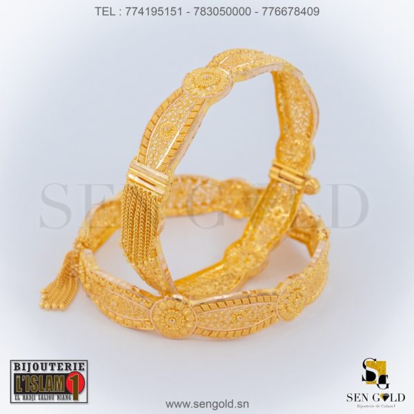 Bracelets India 21 carats 43.7 grammes (2)