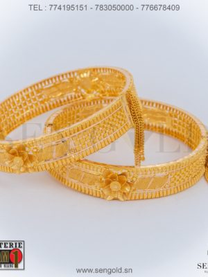 Bijouterie de l'islam sengold Bracelets India 21 carats 51.1 grammes