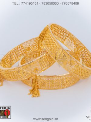 Bijouterie de l'islam sengold Bracelets India 21 carats 62.5 grammes
