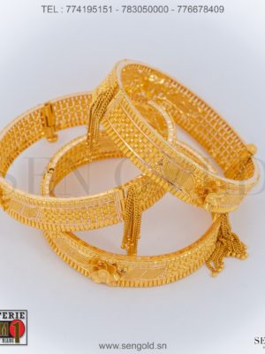 Bijouterie de l'islam sengold Bracelets India 21 carats 76.3 grammes