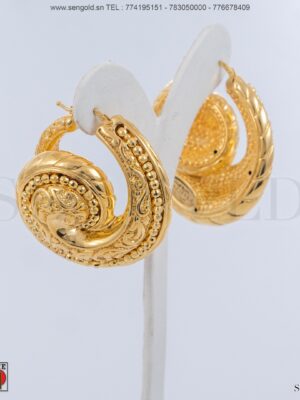 Bijouterie de l'islam sengold Boucles d'oreilles en Or 18 carats 13.3 grammes